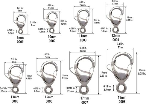 50-PCS COSLAND CLAW CLAWS CLAPS (19MM) in Kuwait
