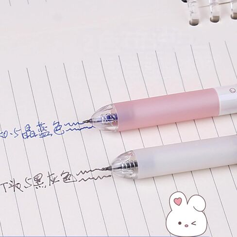 4 Pcs Erasable Gel Pens Cartoon Retractable Erasable Pens Cute Animal Erasable Pens 0.5mm Black Ink Writing Pen Office School Pens Women Girls Boys Pens (Animal-Black Ink) in Kuwait
