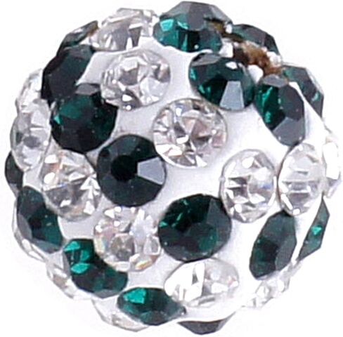 Rubyca USA Flag Czech Crystal Round Disco Clay Beads Fit Shamballa Jewelry (100pcs ، 10mm) in Kuwait