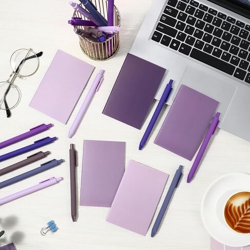 Eaasty 20 Set Mini Notebooks with Ballpoint Pens Bulk Back to School Gift Small Pocket Notepads Gradual Color Composition Journals and Pens for School Supplies Writing Notebooks(Morandi Series Color) in Saudi Arabia