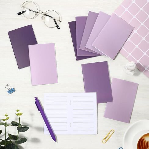 Eaasty 20 Set Mini Notebooks with Ballpoint Pens Bulk Back to School Gift Small Pocket Notepads Gradual Color Composition Journals and Pens for School Supplies Writing Notebooks(Morandi Series Color) in Saudi Arabia