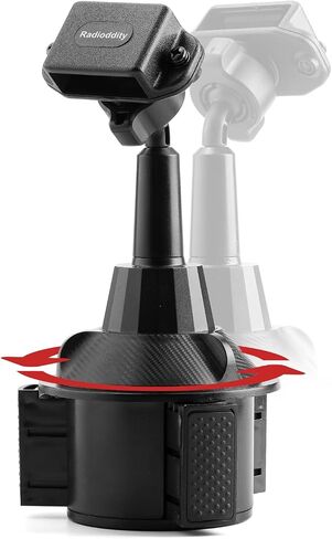 Radioddity RH4 Car Air Vent Mount, Universal Car Radio Holder, Belt Clip Steel-Hook 2-Way Radio Car Holder Bracket for Baofeng Retevis Yaesu Handhelds Walkie Talkie in Kuwait