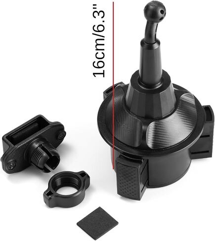 Radioddity RH4 Car Air Vent Mount, Universal Car Radio Holder, Belt Clip Steel-Hook 2-Way Radio Car Holder Bracket for Baofeng Retevis Yaesu Handhelds Walkie Talkie in Kuwait