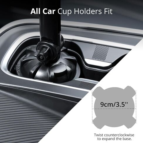 Radioddity RH4 Car Air Vent Mount, Universal Car Radio Holder, Belt Clip Steel-Hook 2-Way Radio Car Holder Bracket for Baofeng Retevis Yaesu Handhelds Walkie Talkie in Kuwait