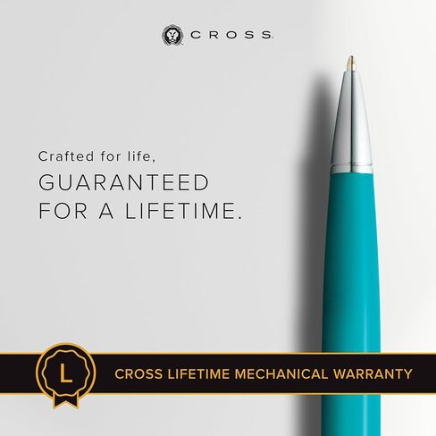 Cross Bailey Light Polished Resin Refillable Ballpoint Pen, Medium Ballpen, Includes Premium Gift Box - Teal in Saudi Arabia