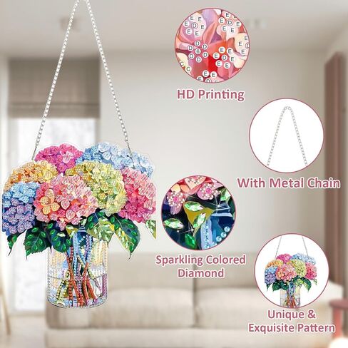 SENQAO Angel Hanging Diamond Art Painting Kits للمبتدئين البالغين ، 5Dات مجموعات فن الماس الخاصة 5D ، عيد الحب الخيالي الكريستال راينستونز الماس GEM Art Paint in Saudi Arabia