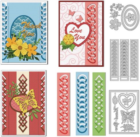 Jar Wildflowers Cutting Dies Card Making Die Stencil Metal Flower Vases Die Cuts Card Scrapbooking Embossing Template Dies for Greeting Cards Craft Paper Album Invitation Decor in Kuwait