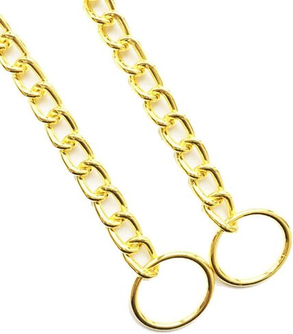 Silver Chain Dog Choke Collars for Large Dogs,Heavy Duty Training Choker Collar for Dogs Metal Slip P Link Martingale Collars Puppy Chain for XXS XS Small Medium Large Breed Dogs, M in Saudi Arabia
