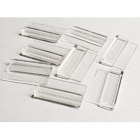 Board Game Clips, Crystal Clear 2mm Straight (8 Pack), Keep Your Boards Together!