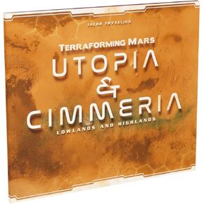 Terraforming Mars Utopia & Cimmeria - Double-Sided Game Board with New Maps and Awards - for Ages 12+ and 1 to 5 Players