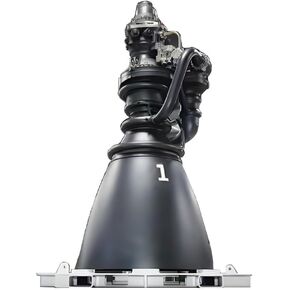 Spacex Raptor 3 Starship Engine Display Model Blue Light Effect-Steam Spray Falon 9 Super Rocket for for SpaceX Fans and Rocket Enthusiasts