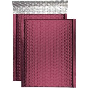 ProLine #0 6x10 Inches Extra Wide Matte Metallic Dark Blue Bubble Mailers Self Seal CD DVD Padded Envelopes Pack of 25