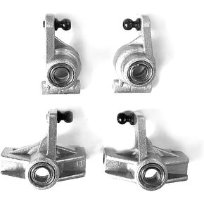 CROBOLL Updated Metal Front and Rear C-Shaped Vehicle Seat Kit, Compatible with CROBOLL 1:14 RC Car Replacement Accessories Parts