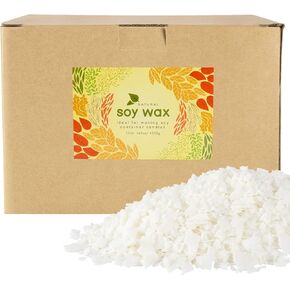 Natural Soy Wax for Candle Making 10 lb Bag Soy Wax Flakes,DIY Candle