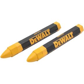 DEWALT DWHT72721 Yellow Lumber Marking Crayon 2 pack in Kuwait