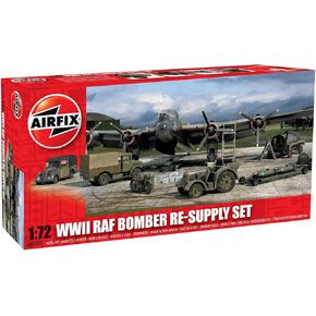 Airfix WWII USAAF 8th Air Force Bomber Resupply 1:72 Military Plastic Model Kit, Small