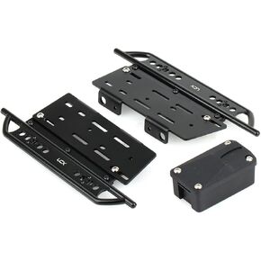LCX Racing 1/1Tth RC Crawler Car Car Aluminoy Aluminy Steel Step Step Step Board Rock Rock for SCX10 II 90046 BODCE