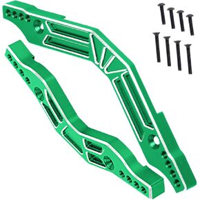 Aluminum Shock Tower Shock Mounts Upgrades Part for 1/10 Granite Senton 3S BLX Mega550,1/8 Typhon 3S BLX Mega550,RC Alloy Front Rear Shock Tower Hops up,Green