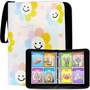 Card Holder for Yoto Card 160 Cards, Card Case for Exact Fit 2.3 * 3.4 inch Yoto Player Cards and Mini Audiobook Cards Organizer Card Binder, Card Holder for Yoto Cards Storage Travel (Planet)