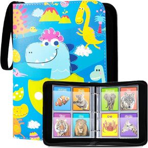 Card Holder for Yoto Card 160 Cards, Card Case for Exact Fit 2.3 * 3.4 inch Yoto Player Cards and Mini Audiobook Cards Organizer Card Binder, Card Holder for Yoto Cards Storage Travel (Planet)