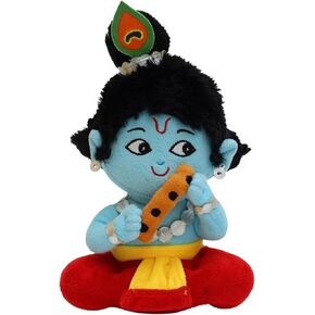 Panda's Box Mantra Chanting Baby Krishna (Small - 23 CM) | Musical Soft Plush Toy | Best Gift for Infants, Toddlers & Babies