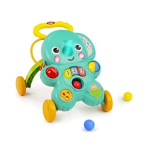 Bright Starts Giggling Gourmet 4-in-1 Shop ‘n Cook Walker Shopping Cart Push Toy, Ages 6 Months +