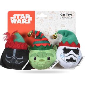 Star Wars for Pets Dog Toy Chewbacca Reindeer Squeaky Dog Chew Toy | Soft Plush Dog Toy, Squeaky Dog Toy | Holiday Dog Toy Star Wars Plush Toys, Chewbacca Dog Toy | Medium Dog Toy 9 Inch (FF24925)