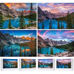 4 Pack Puzzles for Adults 1000 Pieces Rocky Mountain & Grand Canyon Colorado & Spirit Island, Nature Jigsaw Puzzles for Adults 1000 Pieces and Up