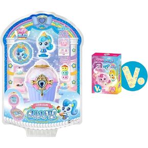 Catch Teenieping SHASHAPING Season4 Sweet and Sour Candy Royal Figure Set Blue 샤샤핑 + Teenieping Bandage 16pcs