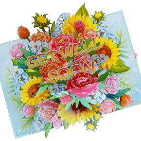 3D Sympathy Cards, Sorry For Your Loss Card, Pop Up Sympathy Cards for Him Her Wife Husband Mom Dad Child Thinking Of You Card (Size 6x8 in – Sympathy)