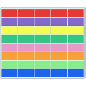 1000 Pieces, 2 x 1 inch - Colored Labels Stickers, Packing Moving Labels for Boxes Color Coded - 8 Colors