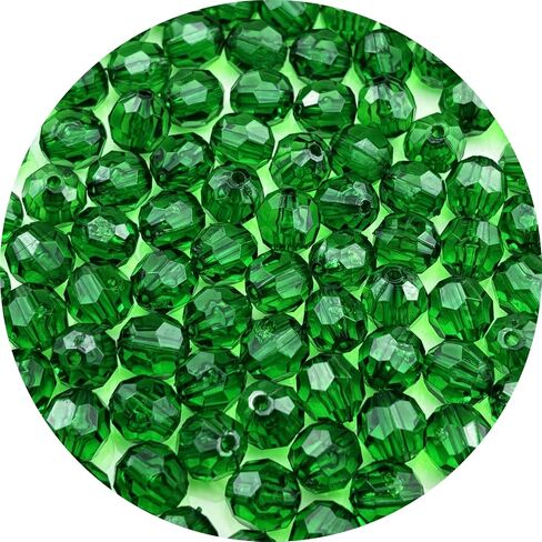 1000pcs 6mm Acrylic Round Faceted Beads for Crafts Round Spacer Beads Faceted Beads for Sewing Crafts Decoration Necklaces Bracelets Earrings Jewelry Making(Mixed Color) in Saudi Arabia