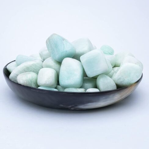 ZAICUS 1lb قوس قزح حجر القمر هبط الحجارة | الشفاء بالبلورات المصقولة | احجار طبيعية | فنغ شوي | موازنة الشاكرا | حظا سعيدا | هدية الريكي | ديكور المنزل | الحجم 20-25 ملم in Kuwait