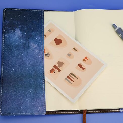 Journal with Lock for Girls and Women, Waterproof PU Leather Diary with Lock, A5 Refillable Notebook with Combination Lock 192 Pages, Secret Password Journal for Teen, Starry Blue Notebook in Saudi Arabia