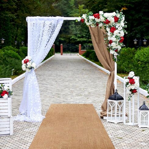 40" x 24 Feet Burlap Fabric Tree Wrap Roll Gardening Natural Burlap Fabric, Burlap Jute Fabric Blanket for Wedding Table Center Pieces Decoration Rustic Party Décor in Kuwait