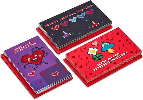 Hallmark Minions Mini Valentines Day Cards and Descons For Kids (18 فصل دراسي مع الأظرف) in Saudi Arabia