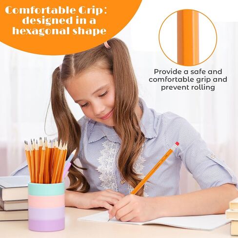 Bulk Valentines Pencils, 360-Pack Sharpened #2 Yellow Pencils with Erasers for Valentine Day, Bulk Pack Graphite Pencils for School Classroom Teacher Supplies, Writing, Drawing and Sketching in Saudi Arabia