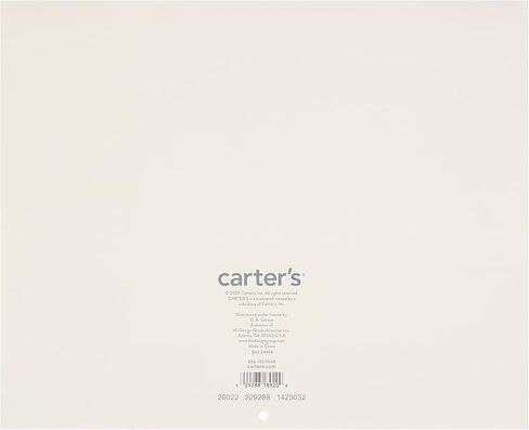 Carter's BA3-24958 Homegrown Baby's First Year Calendar with Stickers, 11.2" x 9.5", Multicolor in Saudi Arabia