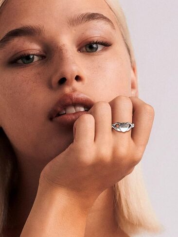 Stainless Steel Heart/Claddagh Cremation Urn Ring for Ashes for Women Waterproof Locket Rings Memorial Jewelry(with Gift Box) in Kuwait