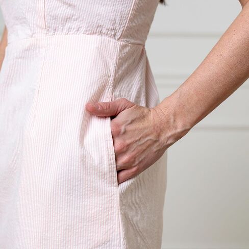 Hope & Henry Women's Short Sleeve Organic Cotton Dress in Kuwait