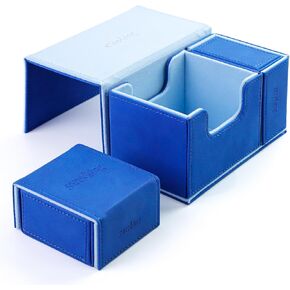 Commander Deck Box with Dice Tray - Brown Leather - MTG Card Box in Kuwait