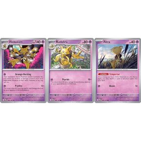 Alakazam 082/167 – Twilight Masquerade – Pokemon 3 Card Lot