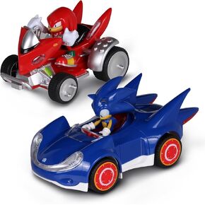 NKOK Sonic The Hedgehog Knuckles & Sonic Pull-Back Racers - 2-Pack