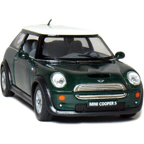 KiNSMART Mini Cooper S 5inch 1:28Scale Die Cast Metal Model Toy Cars Green