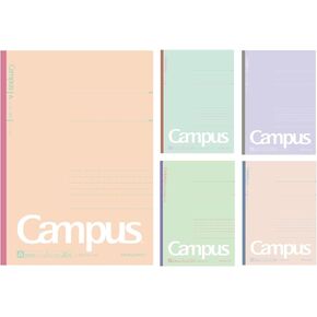 KOKUYO Composition Notebooks, 5 Pack Campus Semi-B5 Comp Book with Dot A 7mm Ruled, 30 Sheets, School Lined Notebook in Black, Journal Notebook for Women Work Study Note Taking. (NO-3CDATNX5)