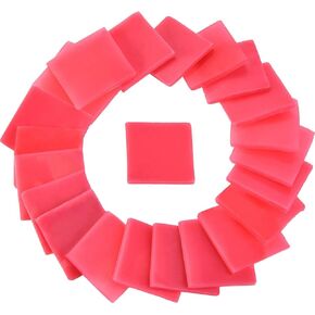 JOVITEC 50-Piece DIY Painting Glue Clay Set - Red Silicone Clay, Cross-Stitch Tool, Mobile Phone Decoration