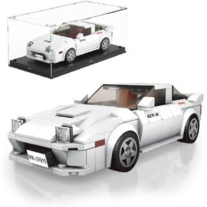 Mould King Speed Champion Cars Building Sets, Car Model with Display Case, 27015 MOC Collectible Toys Blocks Car Kits for Adults and Boys Kids Aged 8+ (369 Pieces)