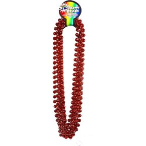 Windy City Novelties 12 -Pack - 33 "12mm Mardi Gras Bead Netclaces بألوان نابضة بالحياة لماردي غرا والاحتفالات عيد القديس باتريك