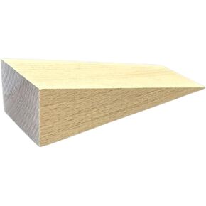 Tolux Wooden Wedges, Hardwood Wedge, Beech Wood Wedge, Wooden Doorstop, Handy Tool in Carpentry, Construction and Various DIY Projects, Size 65x20x12 mm / 2.5x0.8x0.5 in, Pack of 10 pcs