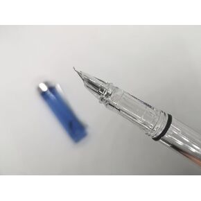 Inkursive Manga Fountain Pens with Semi Flexible Maru nib (mapping pen). Demonstrator. Large Capacity Piston filled dip pen alternative (Pen)